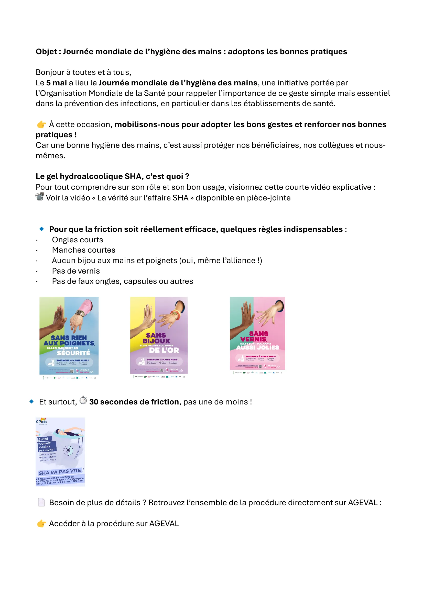 Campagne Hygiène des Mains — Image 2